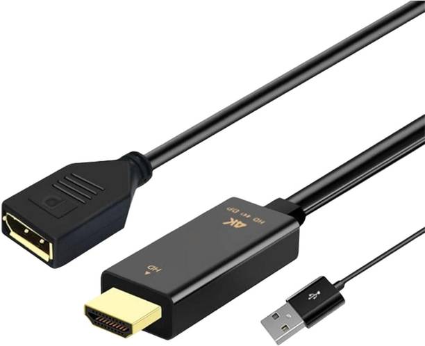 Sancy 4K 60Hz HDMI Male to Display Port Male/Female Adapter Cable with USB Power Gaming Adapter