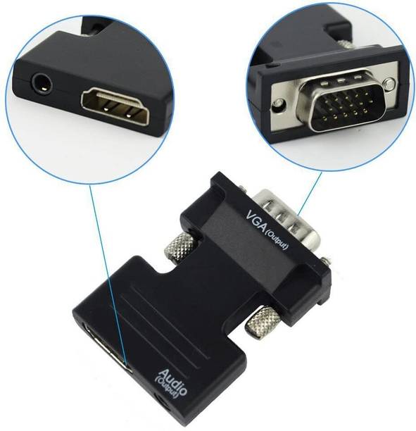 GoodsBazaar 1080P HDMI Female to VGA Male rConverter Adapter Gaming Adapter