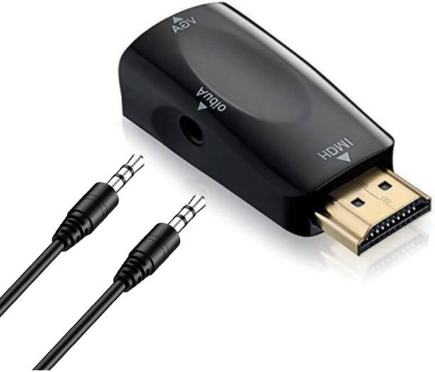 BEAUTYKINGDOM HDMI Adapter 0.02 m HDMI to VGA Gaming Adapter