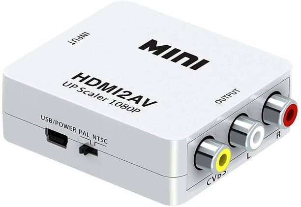 Dye HDMI to AV Converter Adapter, UP Scaler 1080P HD Video Gaming Adapter