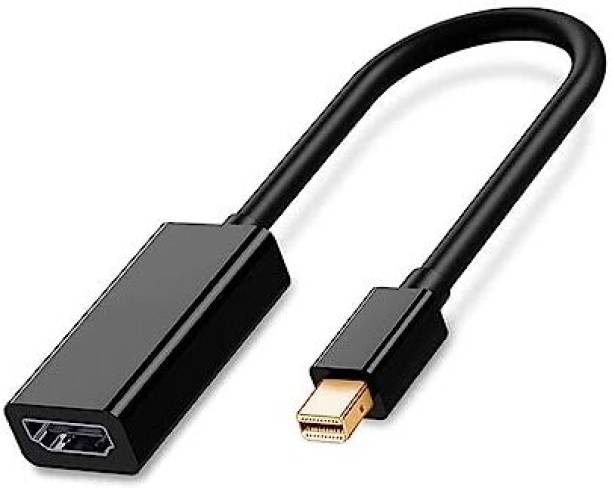 ADNET POWER OF SPEED Mini DisplayPort to HDMI, Mini DP to HDMI Full HD Adapter Gaming Adapter