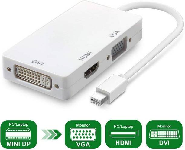 RYNEX MINI DP to HDMI DVI VGA Cable Gaming Adapter