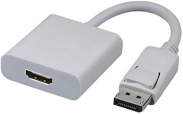 ULTRABYTES Display Port to HDMI Adapter, 1080p Display Port DP to HDMI Cable Male to Female Gaming Adapter