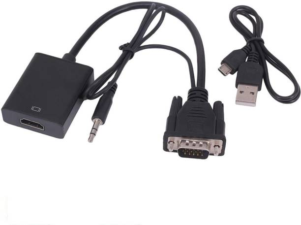 Akwor VGA to HDMI Adapter Gold-Plated Video Converter Gaming Adapter