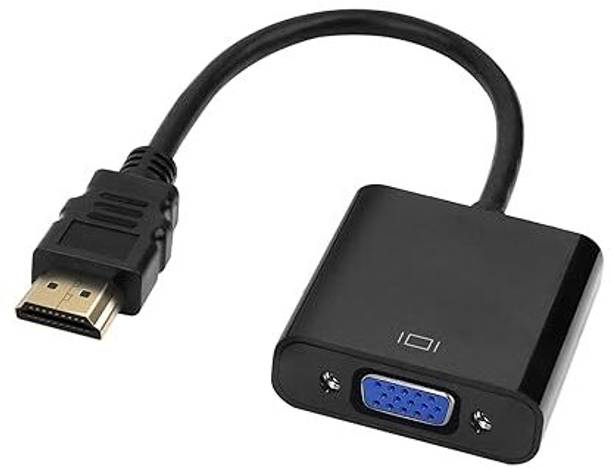 REPTRON HDMI to VGA Gold Plated High-Speed 1080P Adapter/Connector/Converter Cable Gaming Adapter