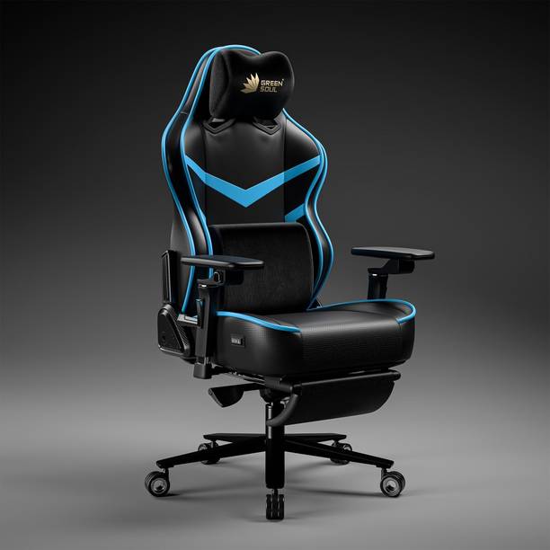 GREEN SOUL Monster Pro |5D Armrest | Ventilated Seats, Massager & ErgoCurve Legrest Gaming Chair