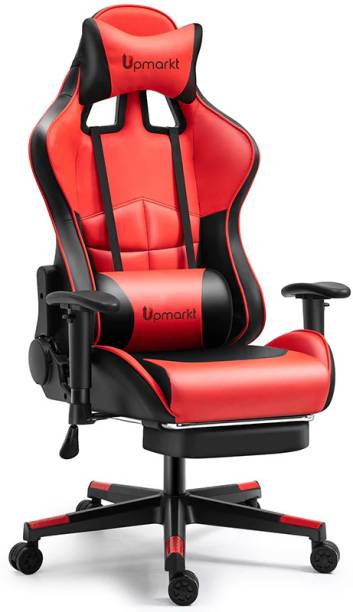 Upmarkt Pro Gamer Racing Style Ergonomic Gaming Chair Red Gaming Chair