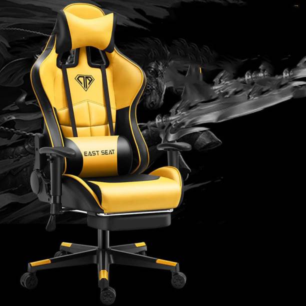 Upmarkt Pro Gamer Racing Style Ergonomic Gaming Chair Yellow Gaming Chair