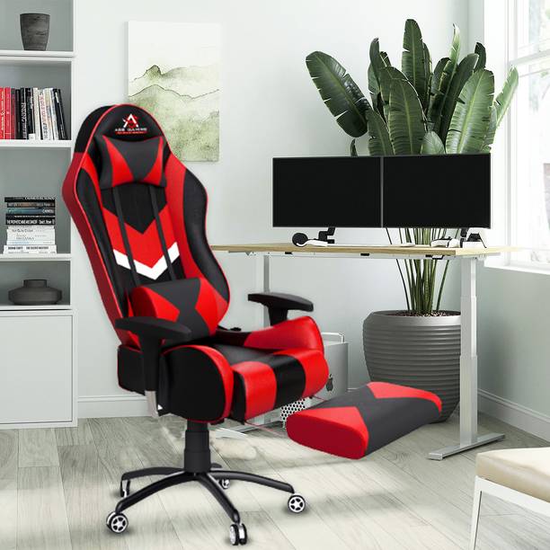 ASE Gaming 6 Gold Series With Footrest Ergonomic 180 Degree Recline Gaming Chair