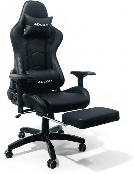 ADCOM Mutant Pro Gaming Chair with Footrest & Lumbar Support | 180 Degree Recliner Gaming Chair