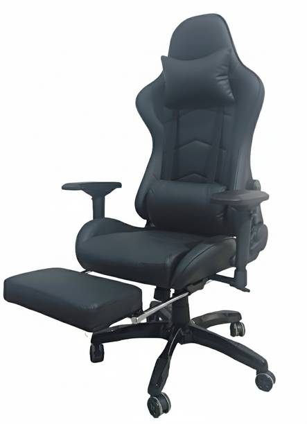 ADCOM F1 Ultimate Racer Gaming Chair with Footrest & Adjustable Headrest - PU Leather Gaming Chair