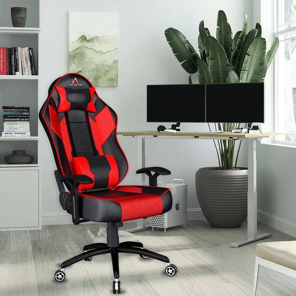 ASE Gaming Modren Series With Footrest Ergonomic Gaming Chair with Head & Lumbar Pillow Gaming Chair