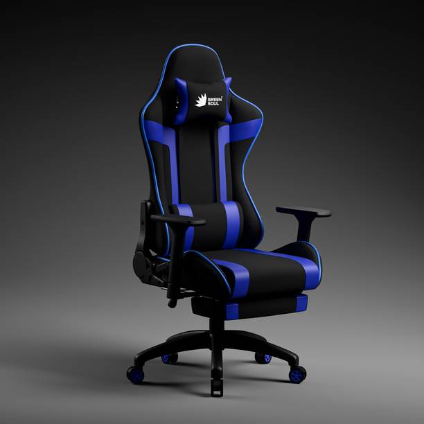 GREEN SOUL Raptor Pro Racing Edition Ergonomic Premium Fabric | Massager & Legrest Gaming Chair