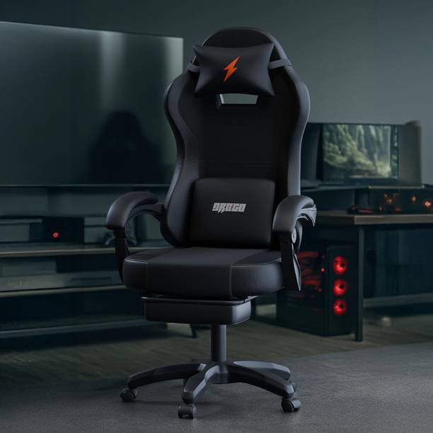 Drogo High Back Ergonomic Gaming Chair with Adjustable Neck, Armrest PU Leather Gaming Chair