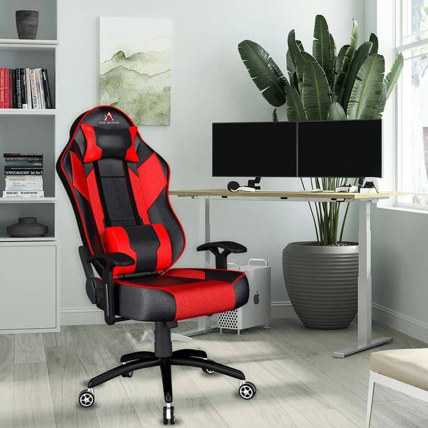 ASE Gaming Modren Series With Footrest Ergonomic Gaming Chair with Head & Lumbar Pillow Gaming Chair