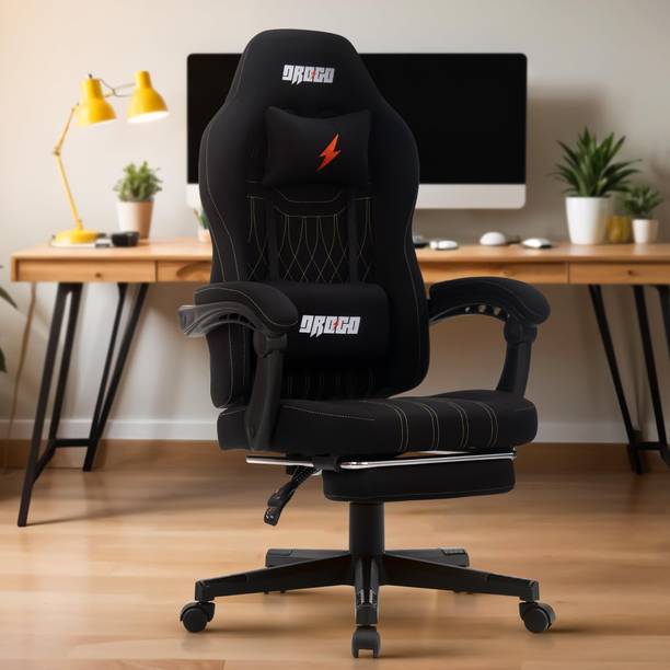 Drogo Apex Home Office Computer Chair with Linkage Armrest Breathable Fabric Ergonomic Gaming Chair