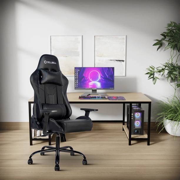 CELLBELL Transformer Lite Ergonomic High Back Racing, 1D Armrest Tilt Mechanism, Leather Reclining Office. Gaming Chair