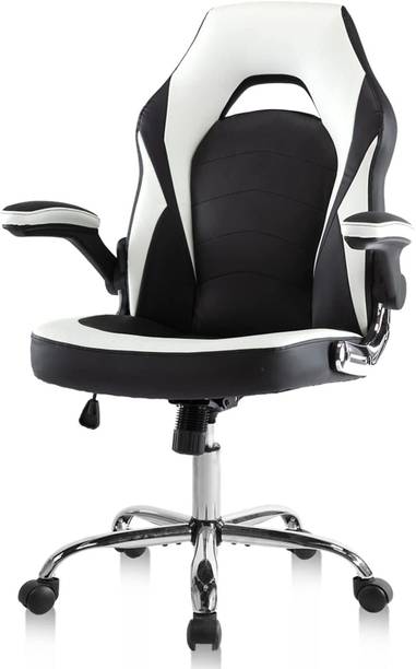 TECHSEAT 1 Year Warranty Leatherrate Chair Office , Gaming, Learning Chair Leatherette Office Adjustable Arm Chair