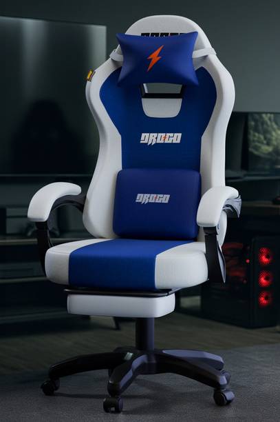 Drogo High Back Ergonomic Gaming Chair with Adjustable Neck, Armrest PU Leather Gaming Chair