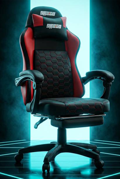 Drogo Pulse Ergonomic Gaming Chair, PU Leather, Lumbar Support, Recliner & Footrest Gaming Chair