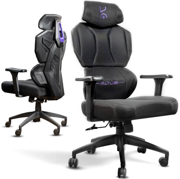 Kreo Altus Gaming Chair, 3D armrests, XL Wide Flat Seat, 2D Adjustable Headrest Gaming Chair