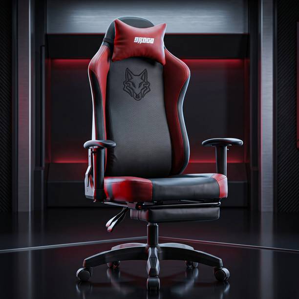 Drogo Alpha-X Gaming Chair with 135° Recline, Footrest & 2D Padded Armrests Gaming Chair