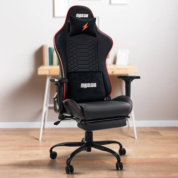 Drogo Multi-Purpose Ergonomic Gaming Chair with Head & Lumbar Pillow, Adjustable seat Gaming Chair