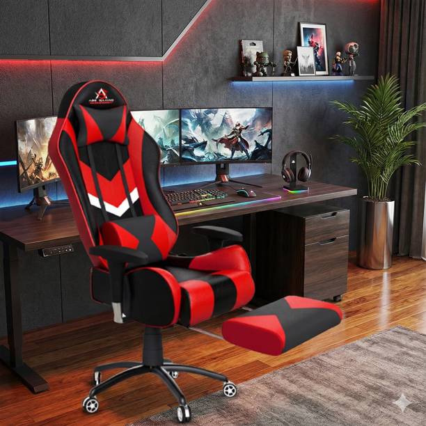 ASE Gaming Gold Series with 180 Degree Reclining And Black Metal Base Gaming Chair