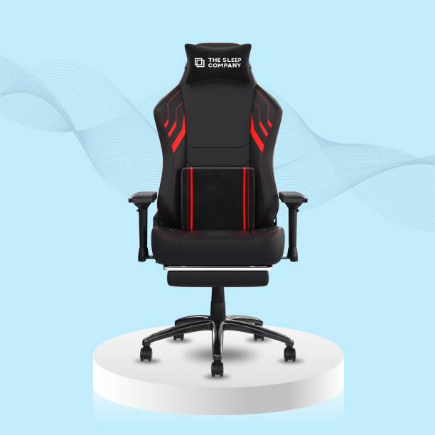 ErgoSmart by The Sleep Company SmartGRID PRO (XGen)| 180 Degree Recline| 4D Armrest| Leg Rest Gaming Chair