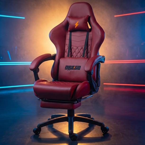 Drogo Multi-Purpose Ergonomic Gaming Chair with Adjustable Seat, Head & USB Massager Gaming Chair