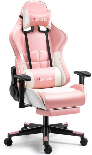 Upmarkt Pro Gamer Racing Style Ergonomic Gaming Chair Pink Gaming Chair
