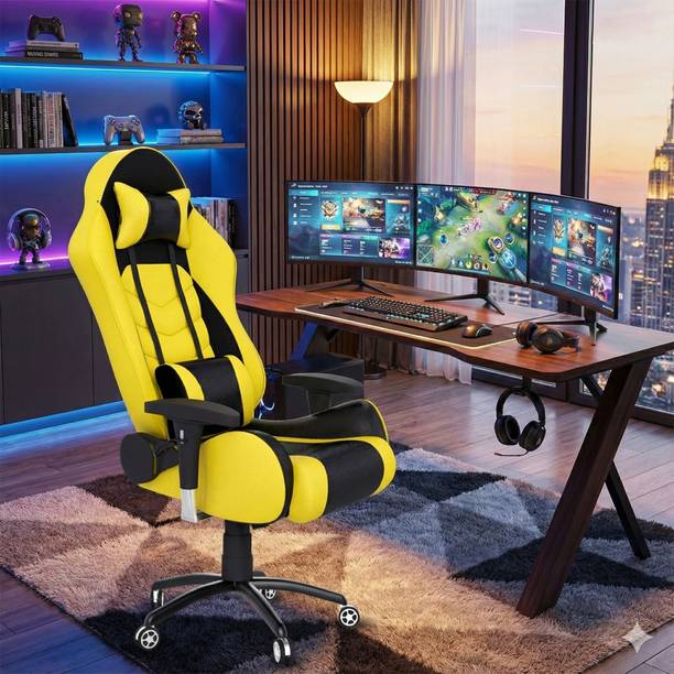 ASE Gaming Gold Series Ergonomic Gaming Chair with Head & Lumbar Pillow Gaming Chair