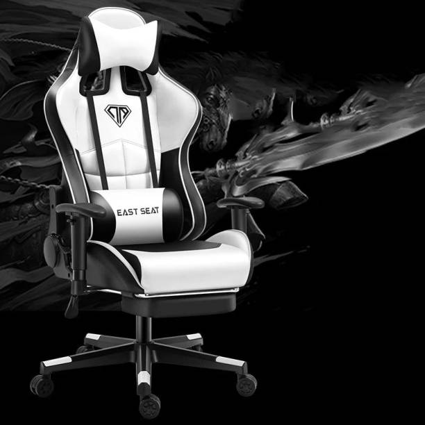 Upmarkt Pro Gamer Racing Style Ergonomic Gaming Chair White Gaming Chair