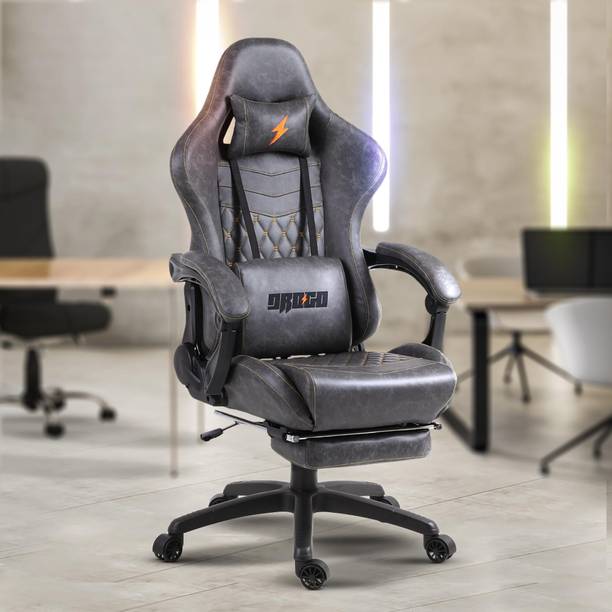 Drogo Multi-Purpose Ergonomic Gaming Chair with Adjustable Seat, Head & USB Massager Gaming Chair