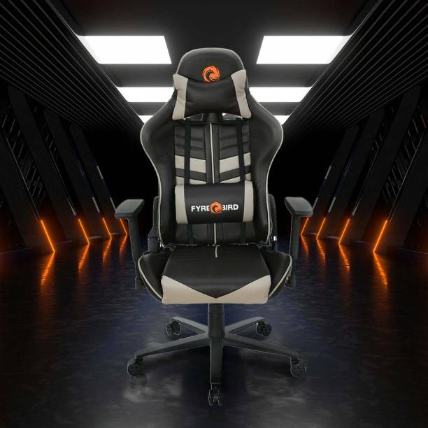 Fyrebird by Nilkamal Razos Ergonomic Gaming Chair with Adjustable Seat | Arms | Headrest Gaming Chair