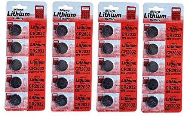 SRMG Micro Lithium CR2032 Coin 3v Battery use Computer bike Battery(Pack of 20) 110 Ah Battery for Bike