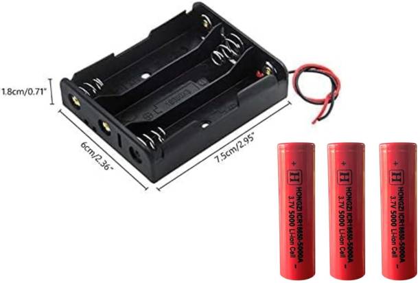 SIYAPRINTS 18650 3 Battery Holder Case With 3X5000mAH battery Game Battery