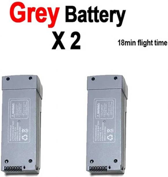 BUnique Drone Battery 3.7V 2000mAh Z908 Pro Drone Battery Z908 Max Grey BatteryX1) Game Battery