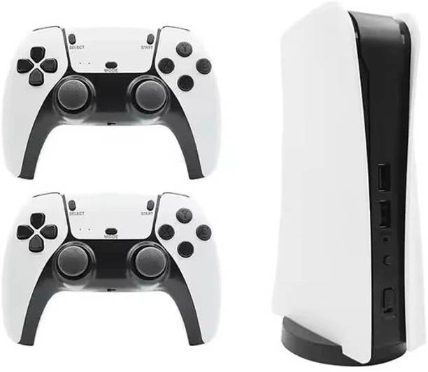 Playtastic M5 Video Game Console 4k Retro Game Console 128 GB with 15000+ Free Games, Two Wireless Controllers for PS-1/CPS/FC/GBA Arcade Gaming