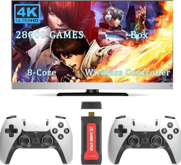 Playtastic GD30 Gamestick Video Game Console - Classic 2D/3D Games 128 GB with 16000+Preinstall video game