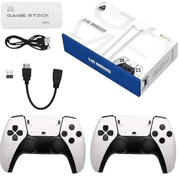NISAR CREATION U9 4k Ultra HD Game stick With 2 PS5 Wireless Controller  Gaming Accessory Kit
