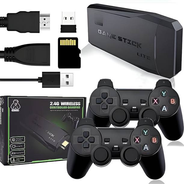 eLZ Wireless Retro Gaming Console for TV | Plug & Play Video Game Stick with 2.4G 64 GB with Yes