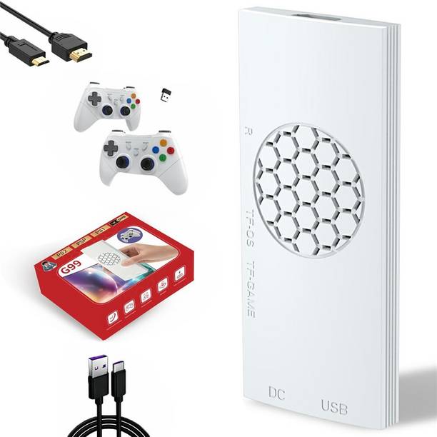 Confiavel G99 Retro Game Console 128 GB with GTA San Andreas, 52 Emulators, 30,000+ Games Like God Of War ,Tekken, SmackDown