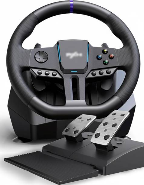 HG WORLD PXN-V900 GEN2 Gaming Steering Wheel,Driving Racing Simulator 270°/900° Rotation with Turning Angle Double Vibrating Force Racing Wheel