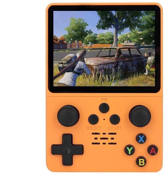 Hgworld R35S Retro 8K+ Classic Video Games Portable Handheld Gaming Console,3.5" Screen 64 GB with Preinstalled 8000+ Classic Games, PSP Games Support, Super Contra & Many More Games