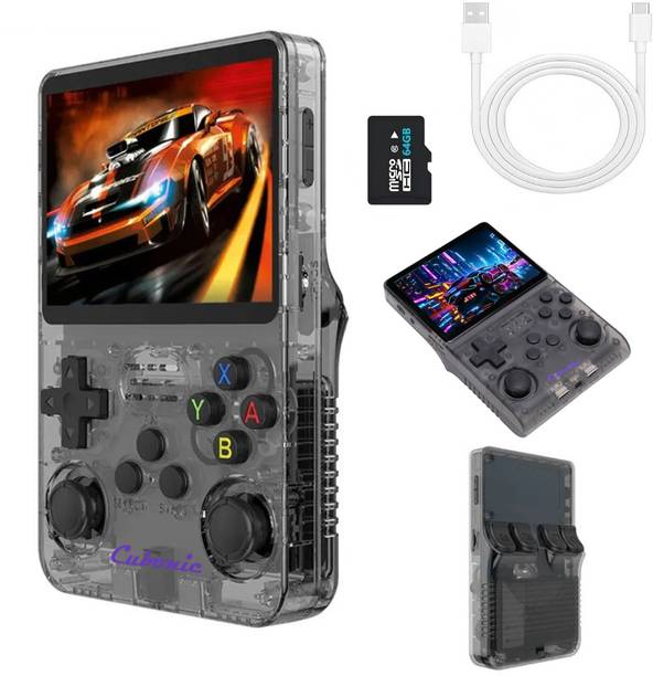 Xplore R36S Open Source Dual TF Card Slot, 3.5"HD Display & Expandable Storage Deluxe Edition with Full Game, Game and Expansion Pack