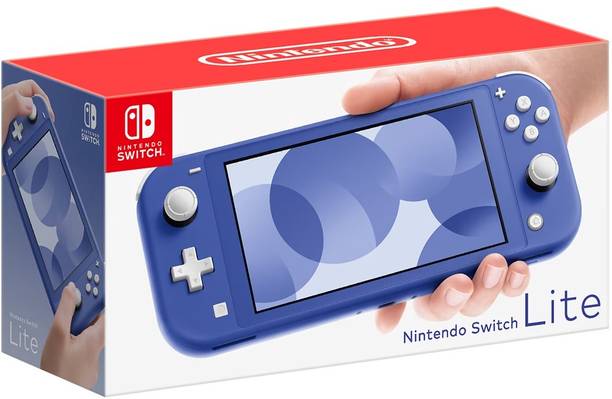 NINTENDO Switch Lite Portable Gaming Console for TV & Handheld Play Built-in Controllers with 5.5-inch Display Screen,Responsive Button, Vibrant Screen,Fast Processor 32 GB with Supports all digital Switch games (download required)