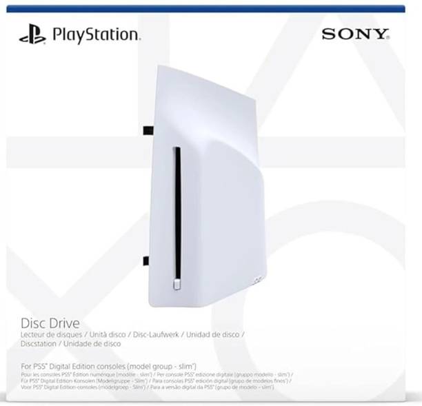 Playstation Sony PS5 Disk Drive Essential ps5 accessories for ps5 Digital Ultra ( Slim & Pro ) Models|Instantly Play PS4 & PS5 Game Discs NA GB with Built-in 4K Blu-ray Movie Support|Plug & Play Magic