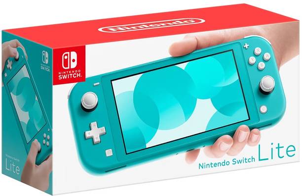 NINTENDO Switch Lite Portable Gaming Console for TV & Handheld Play Built-in Controllers with 5.5-inch Display Screen,Responsive Button, Vibrant Screen,Fast Processor 32 GB with Long Battery , play trending Switch games – Mario Kart, Zelda & Pokémon Legends