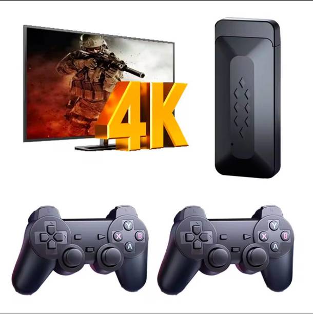 Playtastic M33 Game Stick 30000+ Inbuild Games Retro Classic 3D video game console 64 GB with GTA Vice City, Tekken, Other Retro Games